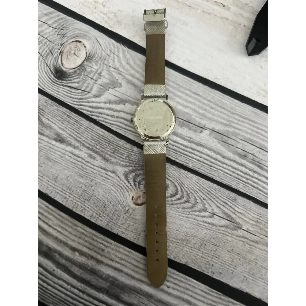 Kensie Silver Tone White Dial Women’s Quartz Watch